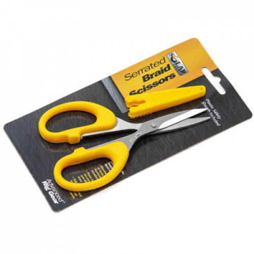 Ножица за плетено влакно Solar Serrated Braid Scissors_SOLAR TACKLE.CO.UK