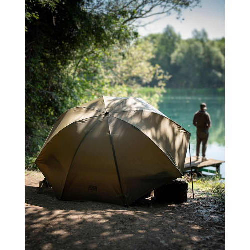 Чадър Fox New 60 inch Brolly Green_FOX