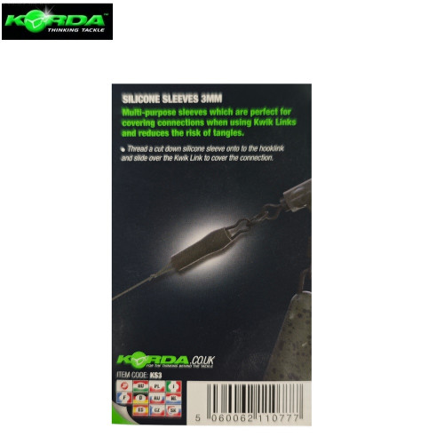 Силиконови тръбички Korda Silicone Sleeves_Korda