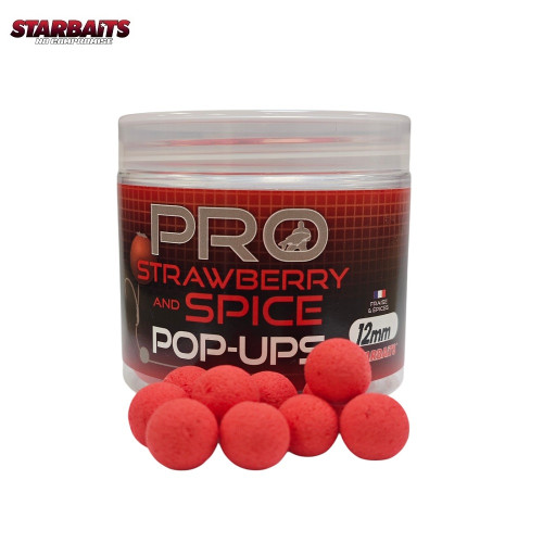 Плуващи топчета Starbaits STRAWBERRY SPICE Pop Ups-Star baits-Starbaits STRAWBERRY SPICE Pop Ups 1956