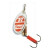 400195<br> ЦВЯТ -Blanc/Rouge<br> РАЗМЕР -3<br> ТЕГЛО, G -6.50