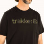 Тениска Trakker CR Logo T-Shirt Black Camo_Trakker