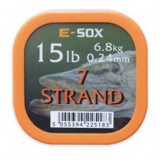Повод за щука E-SOX 7 STRAND PIKE WIRE - 15LB