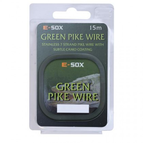 Повод за щука E-SOX GREEN PIKE WIRE_Drennan