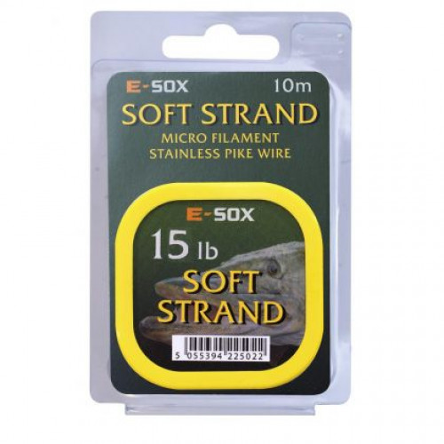 Повод за щука E-SOX SOFT STRAND - 15LB_Drennan