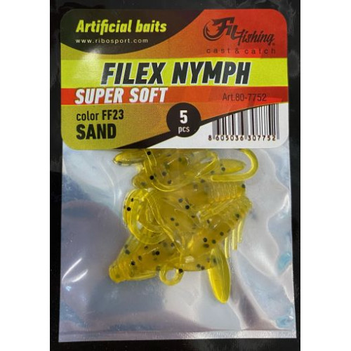 Силиконова нимфа Fil Fishing NYMPH - 5см_Fil Fishing