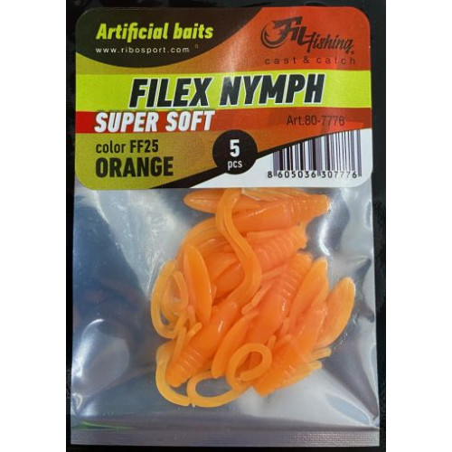 Силиконова нимфа Fil Fishing NYMPH - 5см_Fil Fishing