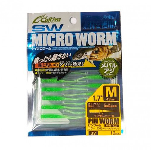 Силикони Owner PIN WORM MW-02 - 4.3см_Owner