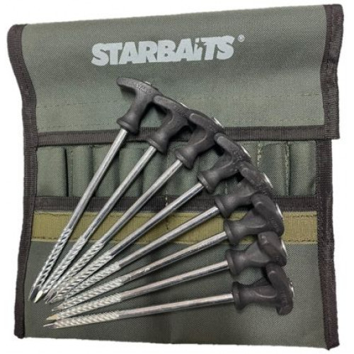 Колчета за палатка Starbaits BIVIE PEG SET_Star baits