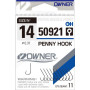 Куки Owner PENNY HOOK BLACK CHROME - 50921_Owner