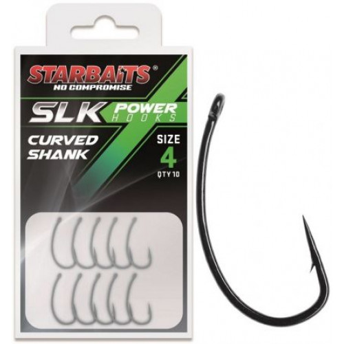 Куки Starbaits Power Hook Coated CURVED SHANK_Starbaits