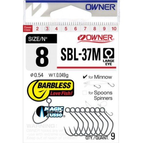 Куки без контра Owner SBL-37M BARBLESS_Owner