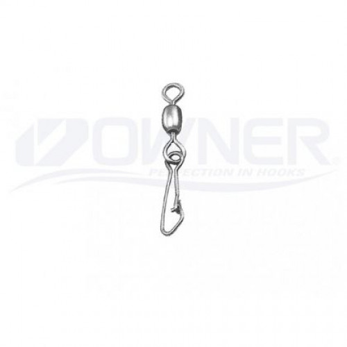 Вирбели с карабинка Owner HOOKED SNAP SWIVEL_Owner