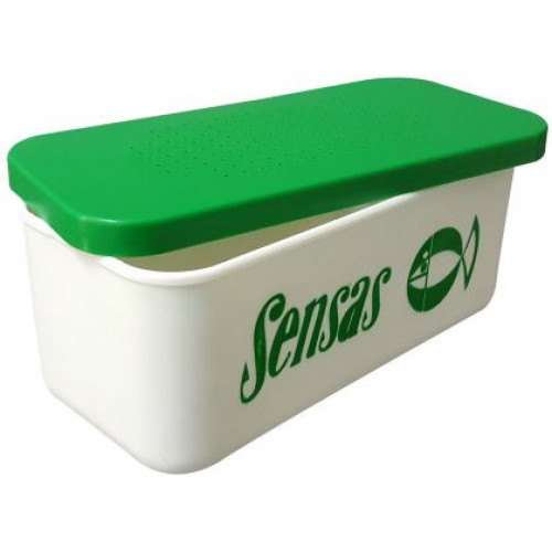 Кутия за стръв Sensas MINI BAIT BOX - WHITE_Sensas