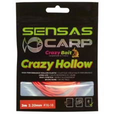 Кух ластик Sensas CRAZY HOLLOW ELASTIC 800% RED 2.20мм