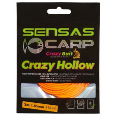 Кух ластик Sensas CRAZY HOLLOW ELASTIC 800% ORANGE 1.85мм
