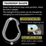 Халки Owner TEAR DROP SPLIT RING - 4186_Owner