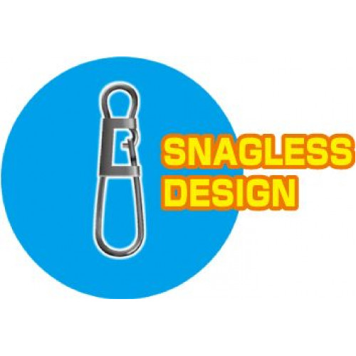 Вирбел с карабинка Owner SNAGLESS SNAP w/BALLBEARING SWIVEL - 5190_Owner