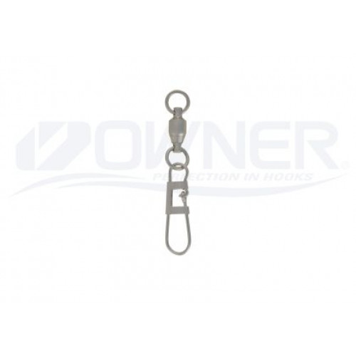 Вирбел с карабинка Owner SNAGLESS SNAP w/BALLBEARING SWIVEL - 5190_Owner