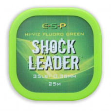 Повод ESP SHOCK LEADER FLUORO GREEN - 25м