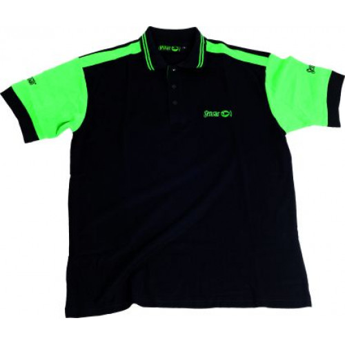 Тениска с яка Sensas BLACK & GREEN POLO_Sensas