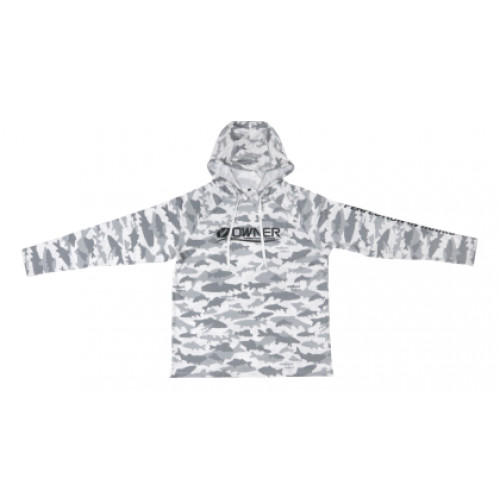 Блуза с качулка Owner SUN BLOCK HOODIE WHITE UPF50+_Owner