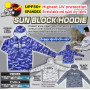 Блуза с качулка Owner SUN BLOCK HOODIE WHITE UPF50+_Owner
