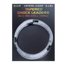 Шок лидери ESP TAPERED SHOCK LEADERS CRYSTAL CLEAR