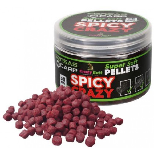 Меки Пелети Sensas SUPER SOFT PELLETS - SPICY CRAZY_Sensas