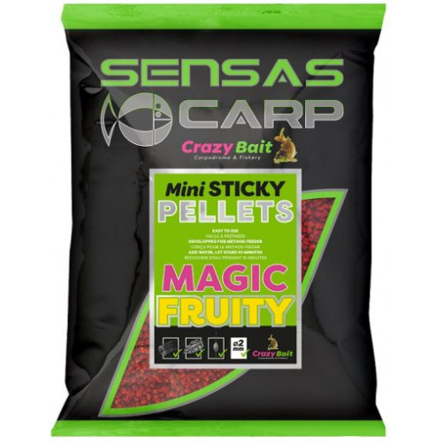 Пелети Sensas MINI STICKY PELLETS - MAGIC FRUITY_Sensas