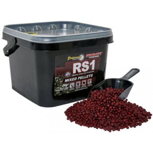 Пелети Starbaits Mixed Pellets RS1 2KG_Starbaits