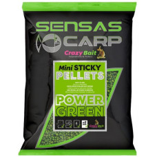 Пелети Sensas MINI STICKY PELLETS - POWER GREEN