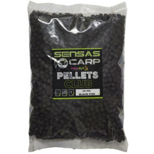 Пелети Sensas CLUB - BLACK FISH 1KG_Sensas