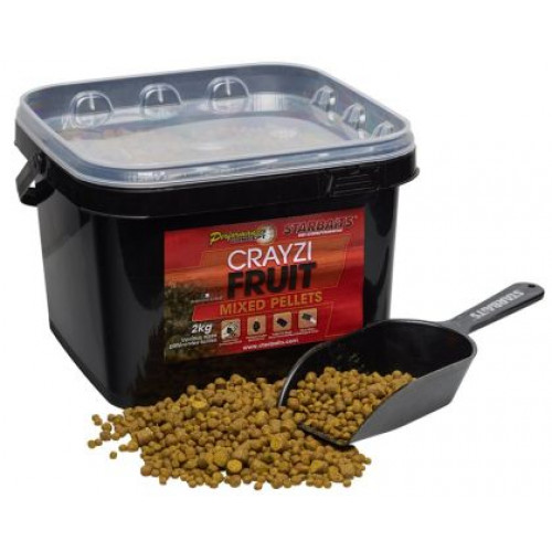 Пелети Starbaits Mixed Pellets CRAYZI FRUIT 2KG_Star baits