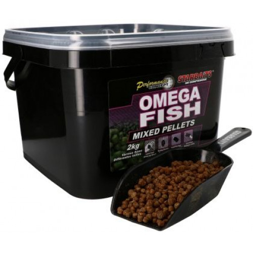 Пелети Starbaits Mixed Pellets OMEGA FISH 2KG_Starbaits