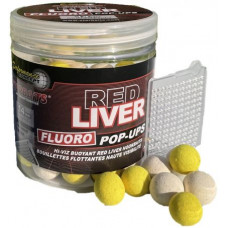 Флуоресцентни плуващи топчета Starbaits RED LIVER