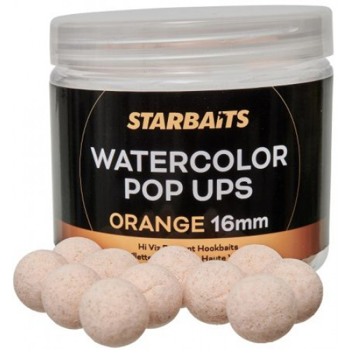 Плуващи топчета Starbaits WATERCOLOR POP-UPS ORANGE_Starbaits