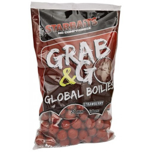 Протеинови топчета Starbaits GG GLOBAL - STRAWBERRY_Star baits
