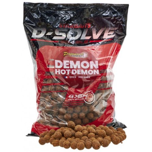 Бързоразградими топчета Starbaits D-SOLVE HOT DEMON 2.5KG_Star baits