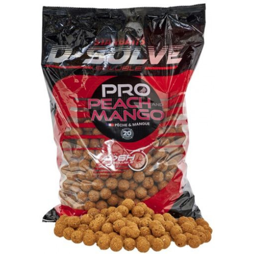 Бързоразтворими топчета Starbaits D-SOLVE PEACH MANGO 2.5KG_Star baits