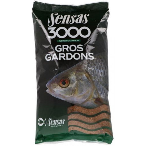 Захранка Sensas 3000 - GROS GARDONS 1KG_Sensas