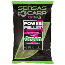 Захранка Sensas UK POWER PELLET PLUS - GREEN 2KG
