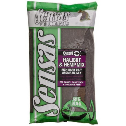 Захранка Sensas CRAZY BAIT - HALIBUT HEMP MIX 2KG_Sensas