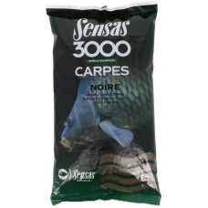 Захранка Sensas 3000 - CARPES BLACK 1KG