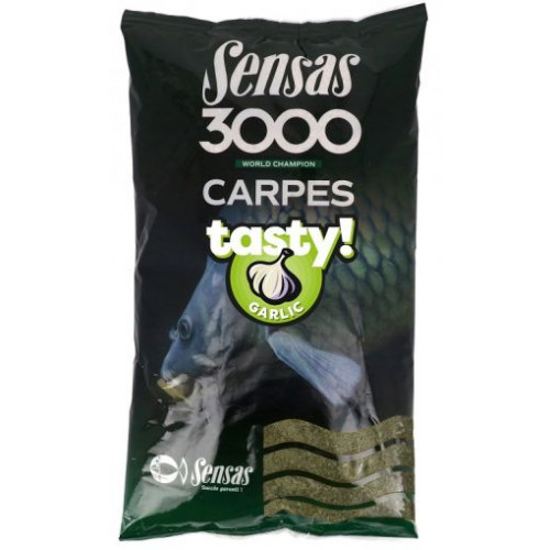 Захранка Sensas 3000 TASTY - GARLIC 1KG_Sensas