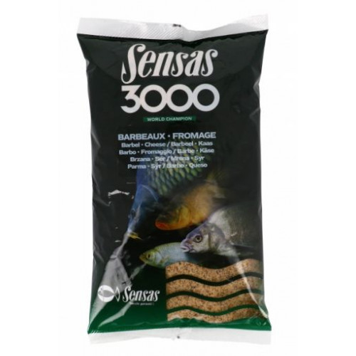 Захранка Sensas 3000 - BARBEAUX FORMAGE 1KG_Sensas