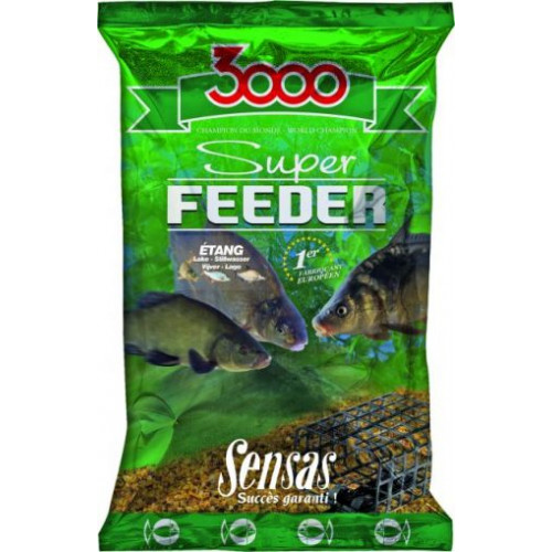 Захранка Sensas 3000 SUPER FEEDER - ETANG 1KG_Sensas