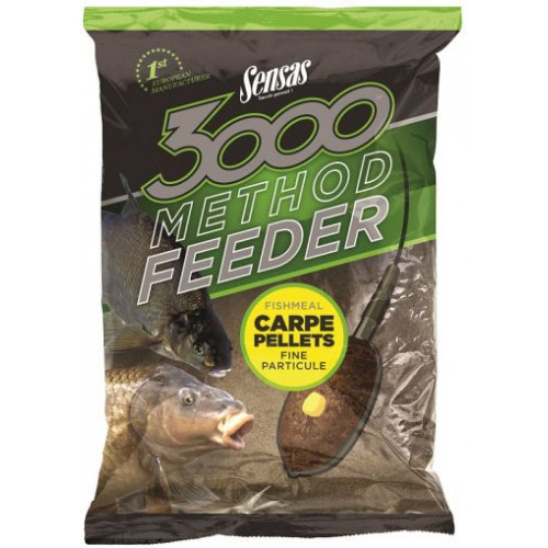 Захранка Sensas 3000 METHOD FEEDER - CARPE PELLETS 1KG_Sensas