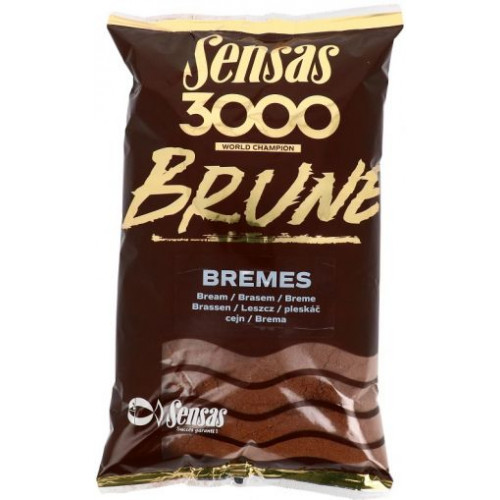 Захранка Sensas 3000 BRUNE - BREMES 1KG_Sensas