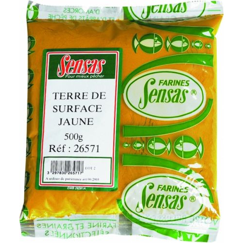 Глина Sensas TERRE DE SURFACE - JAUNE_Sensas